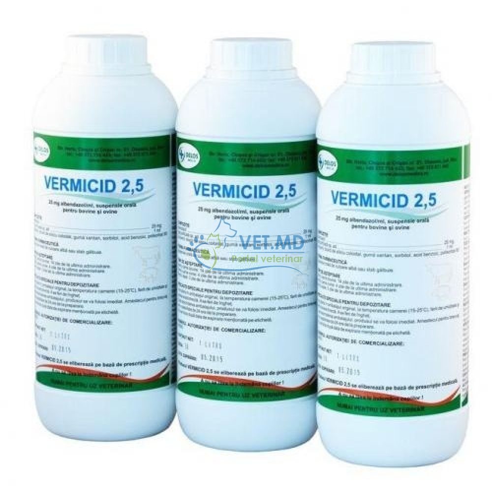 Vermicid 2,5% , 5L